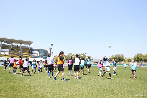 写真：ウォーミングアップ