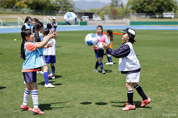 写真：ウォーミングアップ