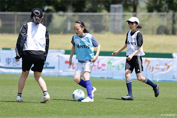 写真：ドリブル＆パス＆シュート