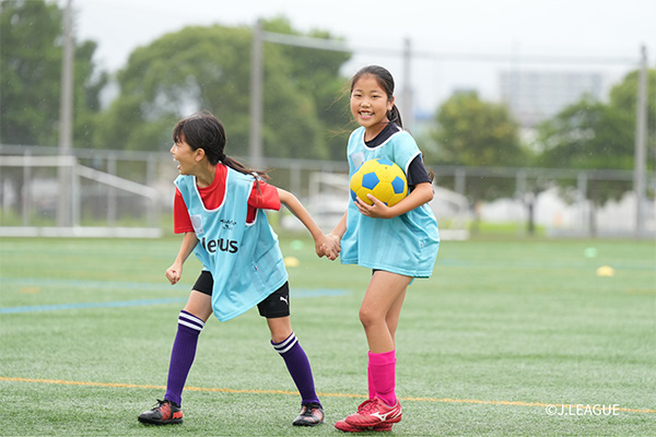 写真：チームワークリレー